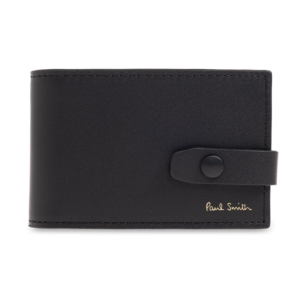 PS By Paul Smith Leren Kaarthouder Zwart Black Heren