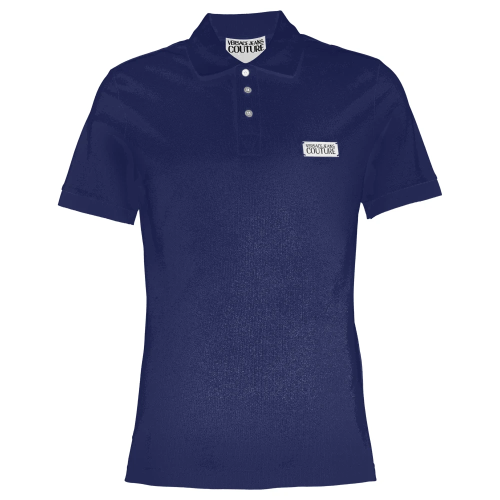 Versace Jeans Couture T-shirts en Polos Blue Heren