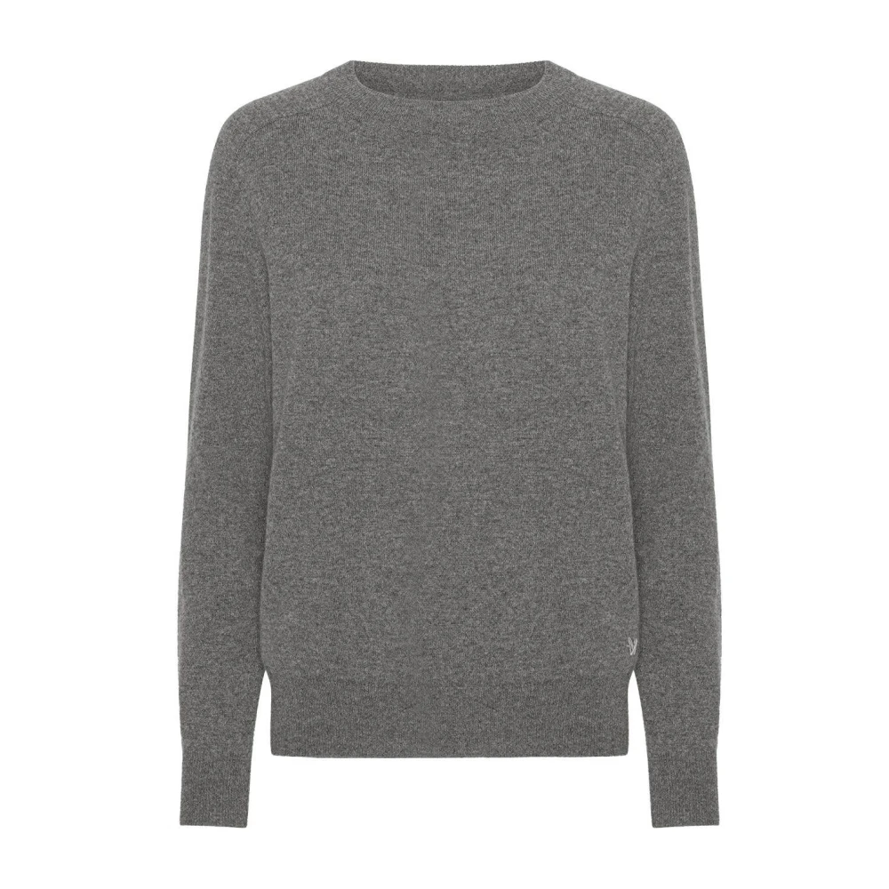 Wuth Cashmere Caroline Pullover Gray Dames