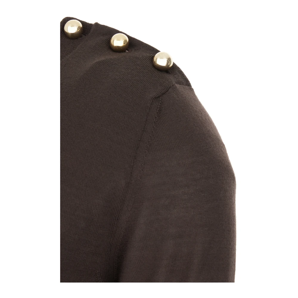 Stella Mccartney Stijlvolle Breigoed Collectie Brown Dames