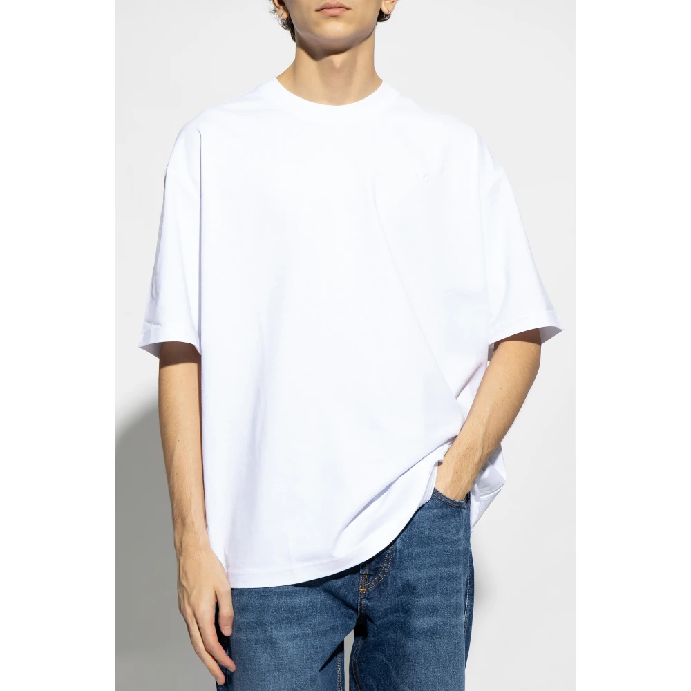 Diesel T-Boggy-Megoval-D T-shirt White Heren