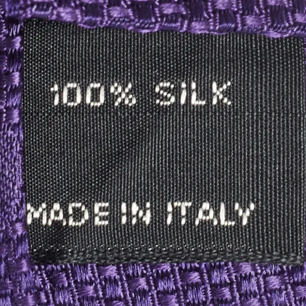 Tom Ford Pre-owned Silk home-office Purple Heren