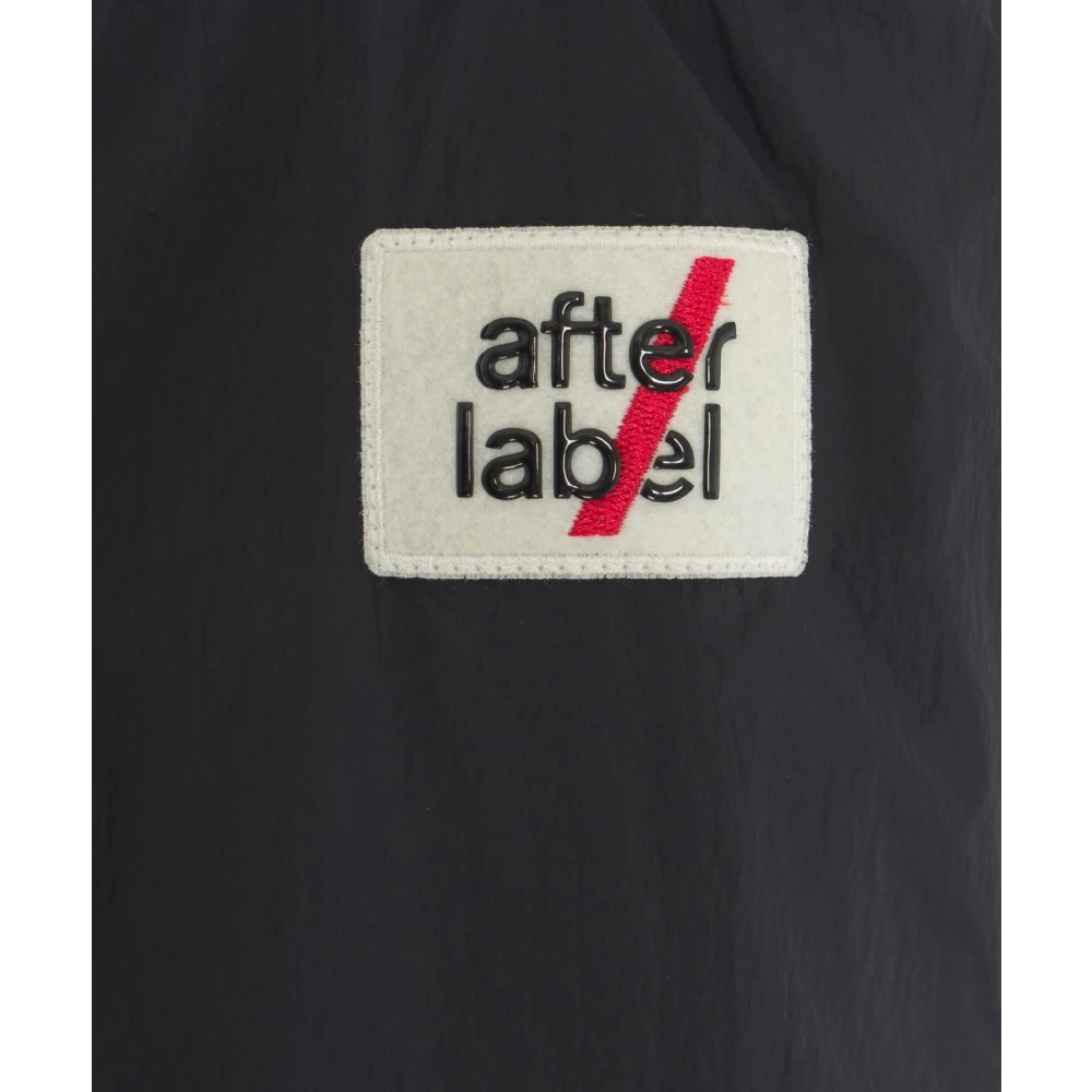 Afterlabel Zwarte Kimono Jas met Kant Sluiting Black Dames
