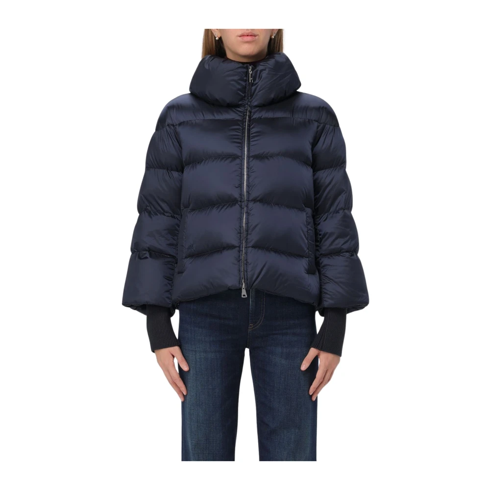 Add Blauwe Jas voor Stijlvolle Look Blue Dames