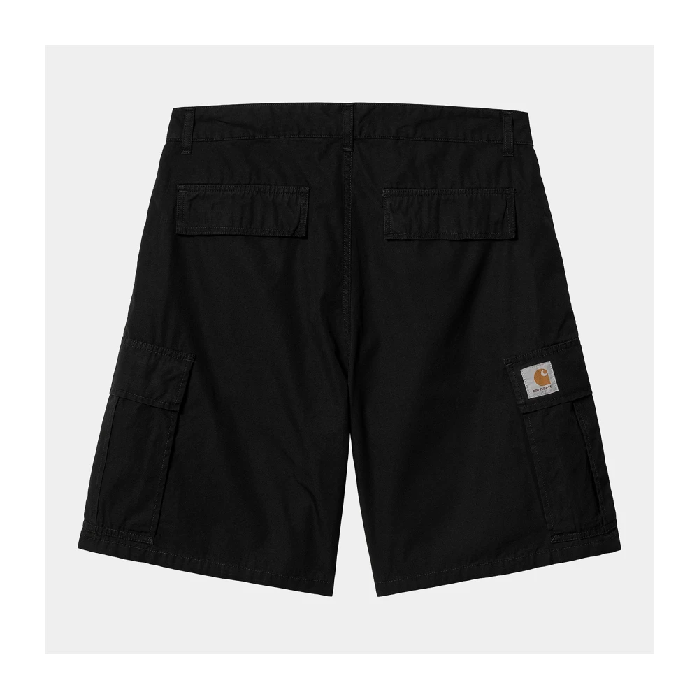 Carhartt WIP Cole Cargo Shorts in Zwart Black Heren
