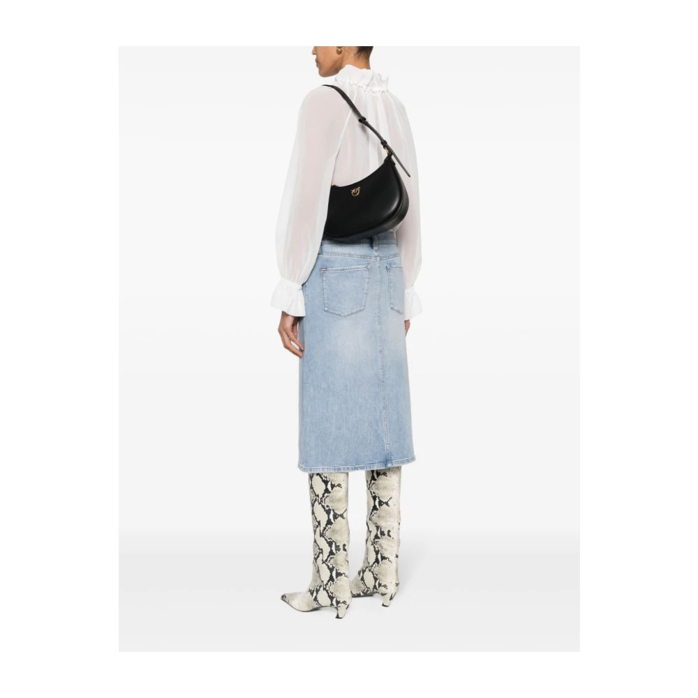 pinko Stijlvolle Zwarte Tassen Black Dames