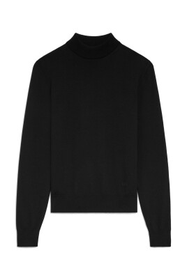 black-wool-blend-crew-neck-sweater