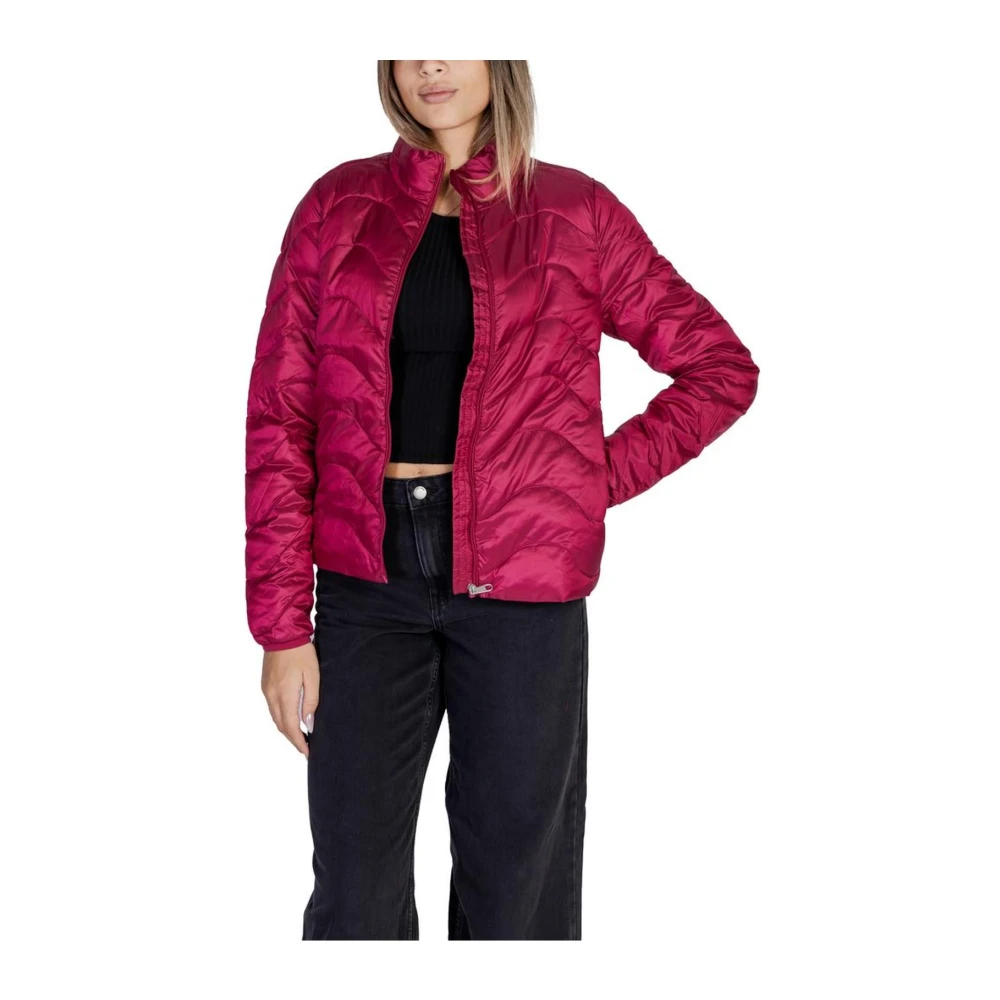 Only Multicolor Dames Jassen en Mantels Collectie Purple Dames