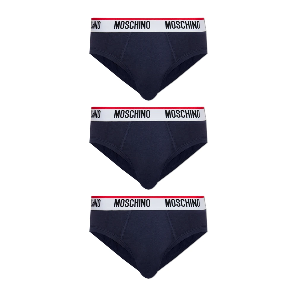 Moschino Herren Blau Unterwäsche, Lgröße:
