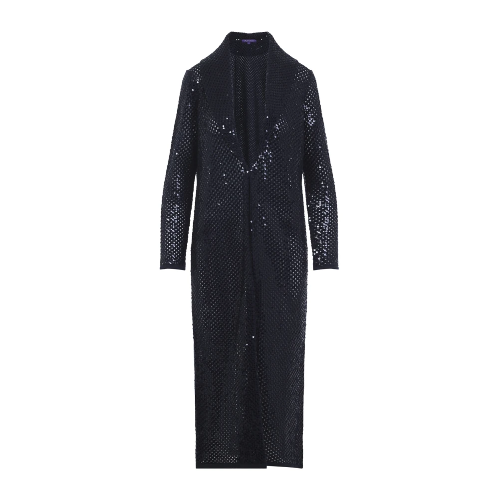 Ralph Lauren Women's Blue Icon Cashmere Long Cardigan