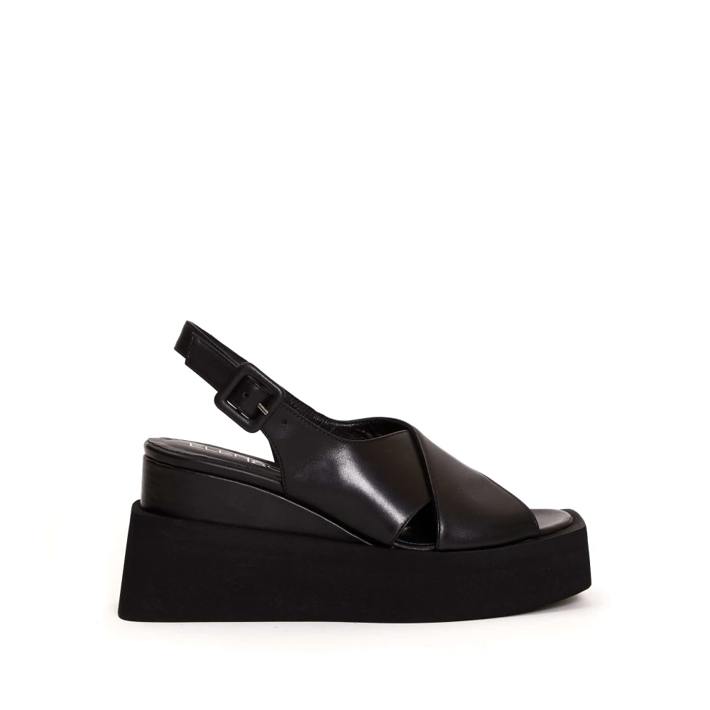 Elena Iachi Wedges Black Dames