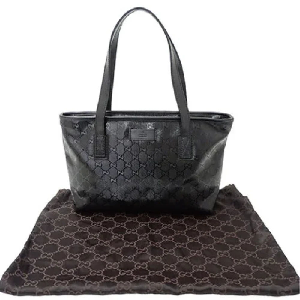Gucci Vintage Pre-owned Plastic gucci-bags Black Dames