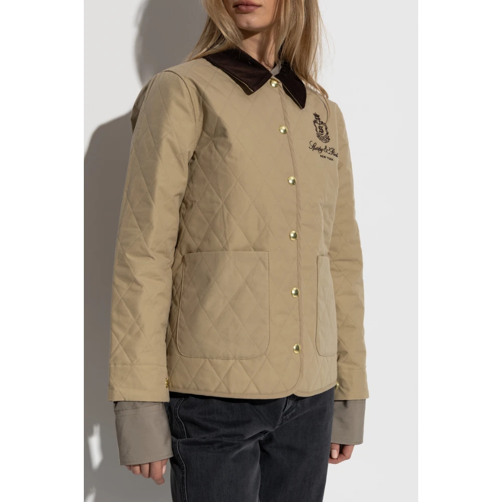 Sporty & Rich Jas uit de Le Bristol Paris collectie Beige Dames