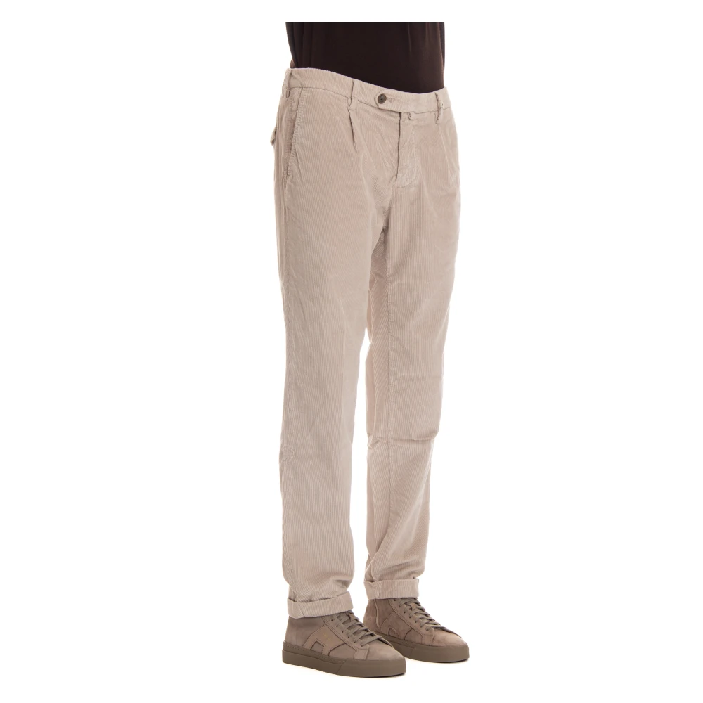 Myths Verfijnde Chino Broek Sand Beige Heren