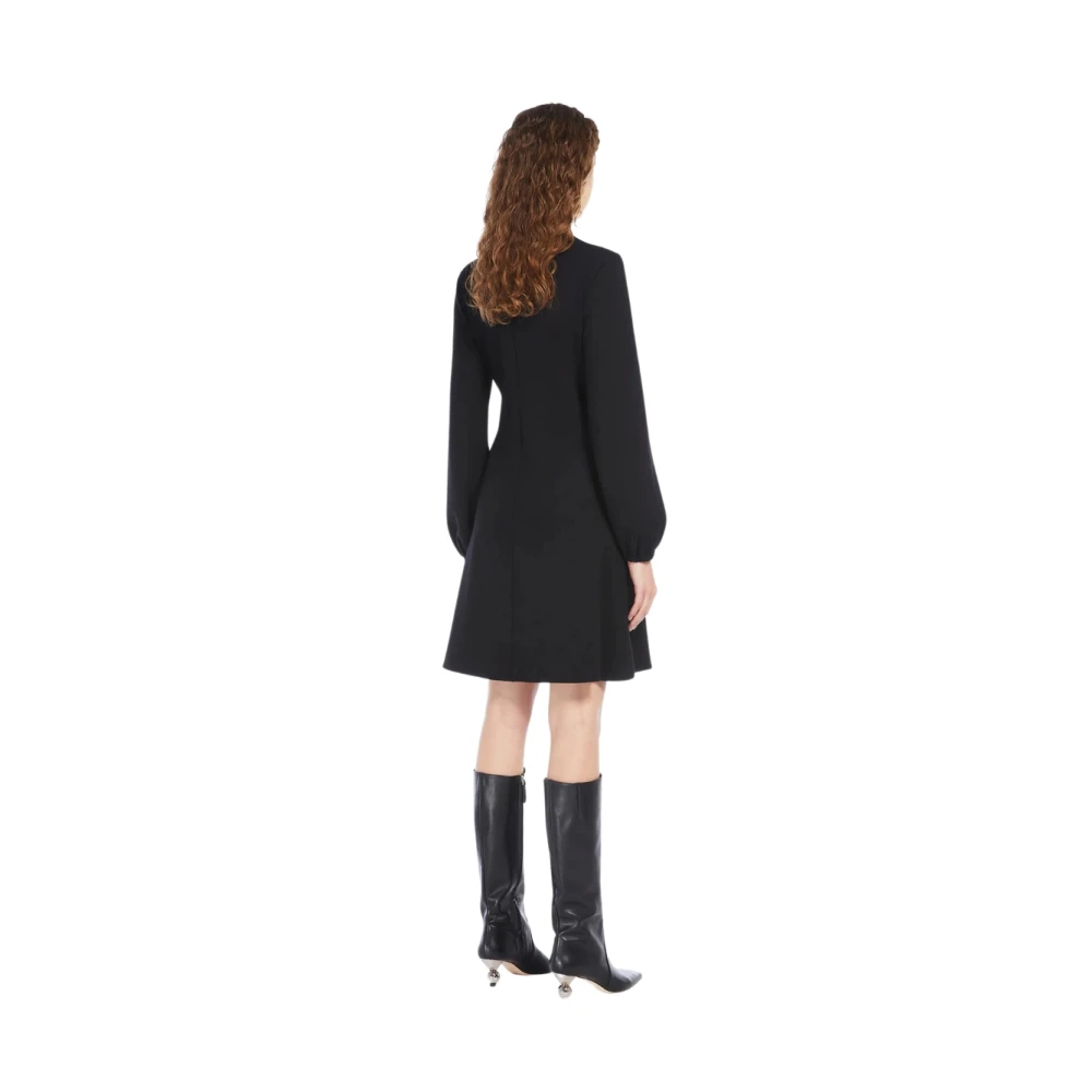 Max Mara Elegante Jurk Cennare Black Dames