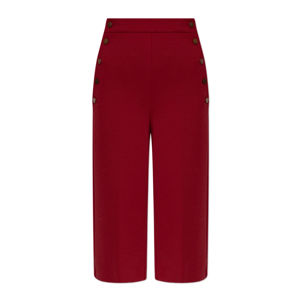 Max Mara Bermuda 'Valdez' Red Dames