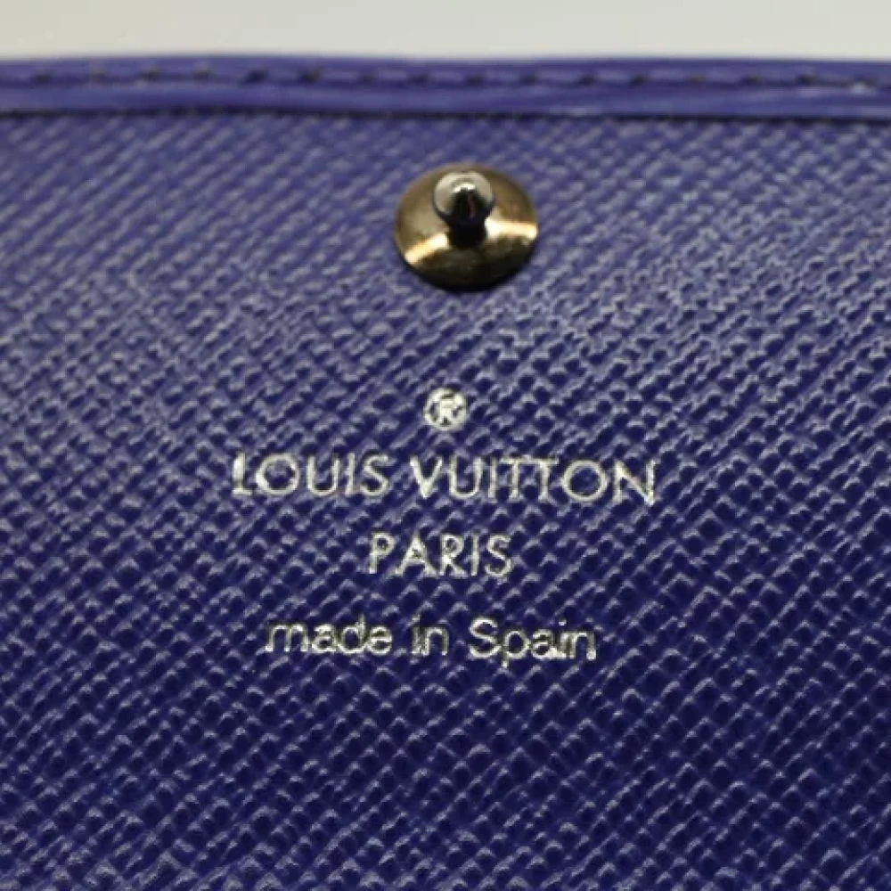 Louis Vuitton Vintage Pre-owned Leather wallets Purple Dames