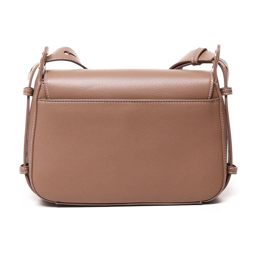 Love Moschino Beige Schoudertas Flap Sluiting Beige Dames