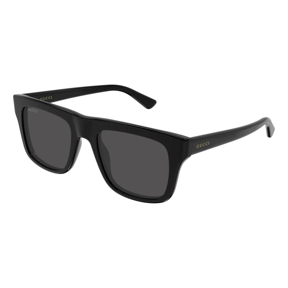 Gucci Rectangular Sunglasses - Male - Sunglasses - Black - 51 Mm - Accessories