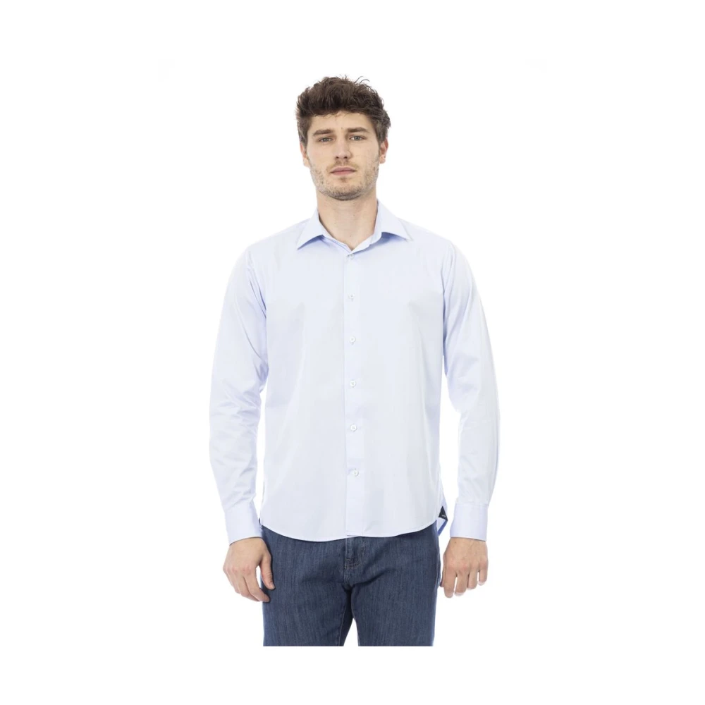 Baldinini Elegante Italiaans overhemd Blue Heren