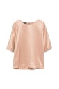 t-shirt-beige-a-col-rond