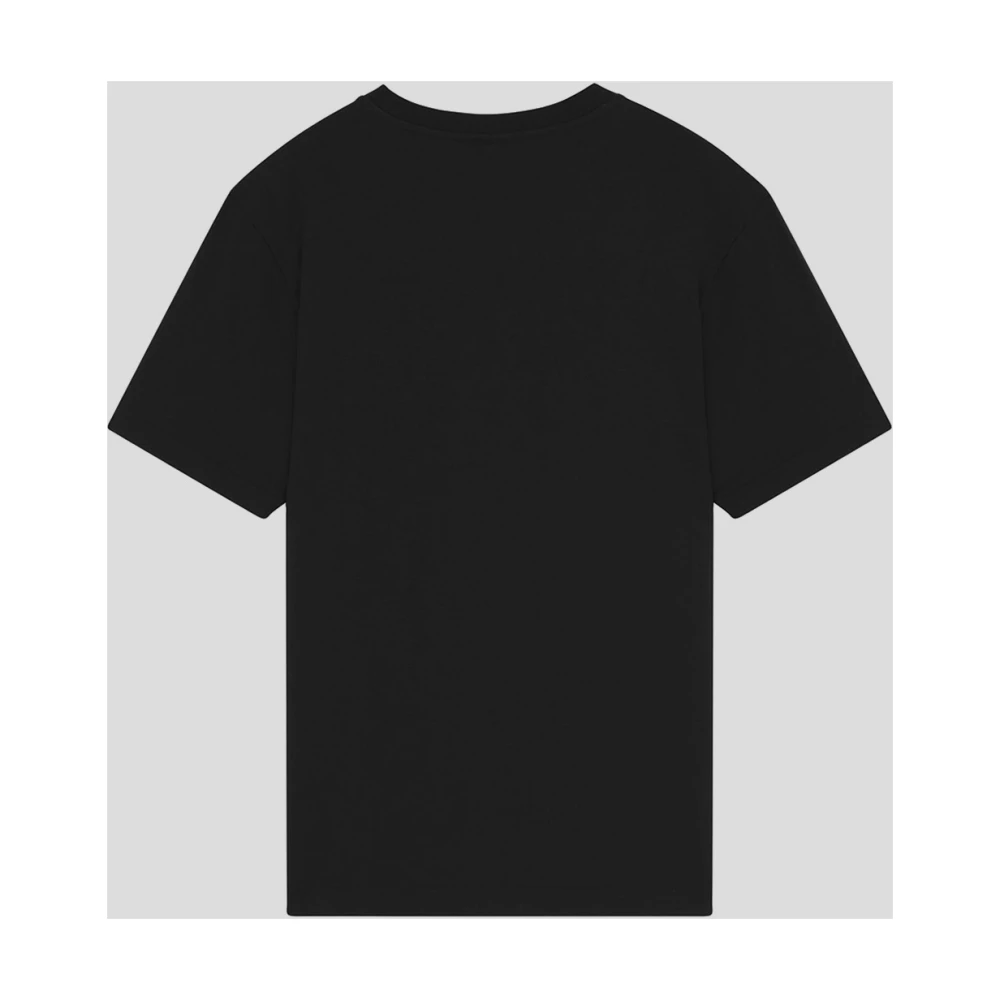 Maison Kitsuné Katoenen Logo T-shirt Black Heren