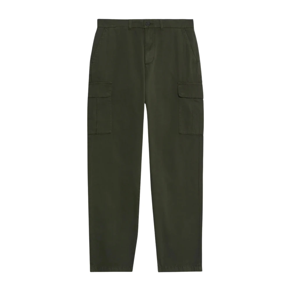 Lyle & Scott Men's Green Straight Trousers, W30 L32, Cargo Pocket Trouser