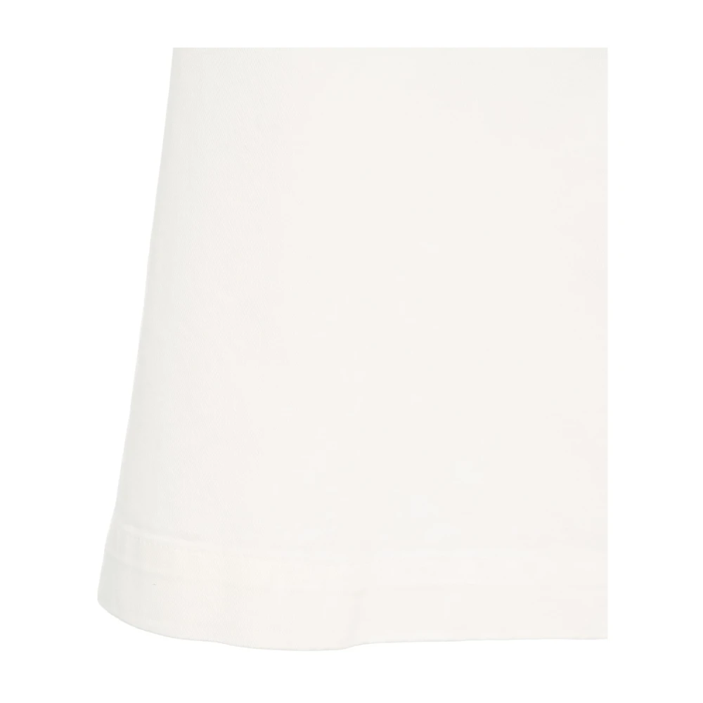 Jucca Witte Flared Broek met Gouden Details White Dames