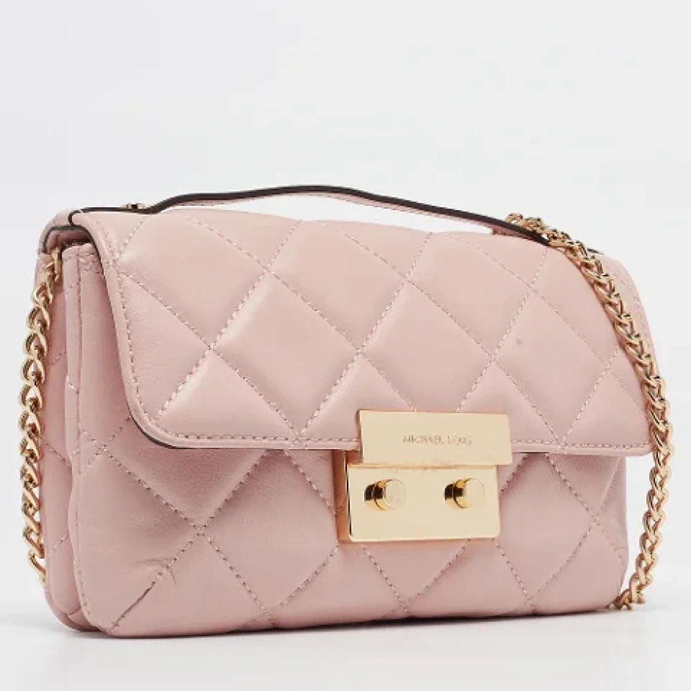 Michael Kors Pre-owned Leather crossbody-bags Pink Dames