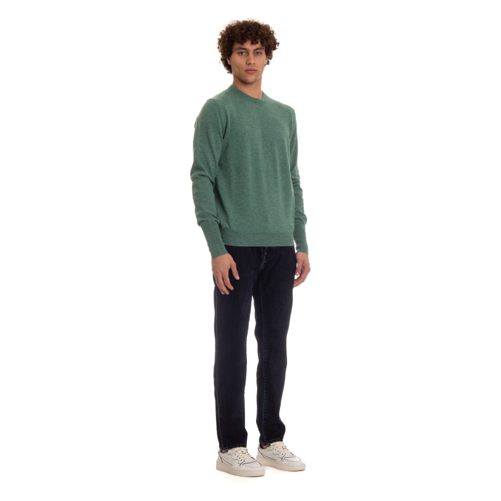 Ballantyne Groene Kasjmiertrui Winterstijl Green Heren