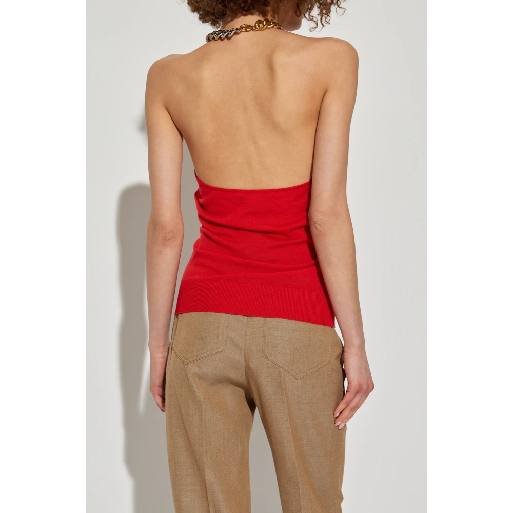 Stella Mccartney Top met ketting Red Dames