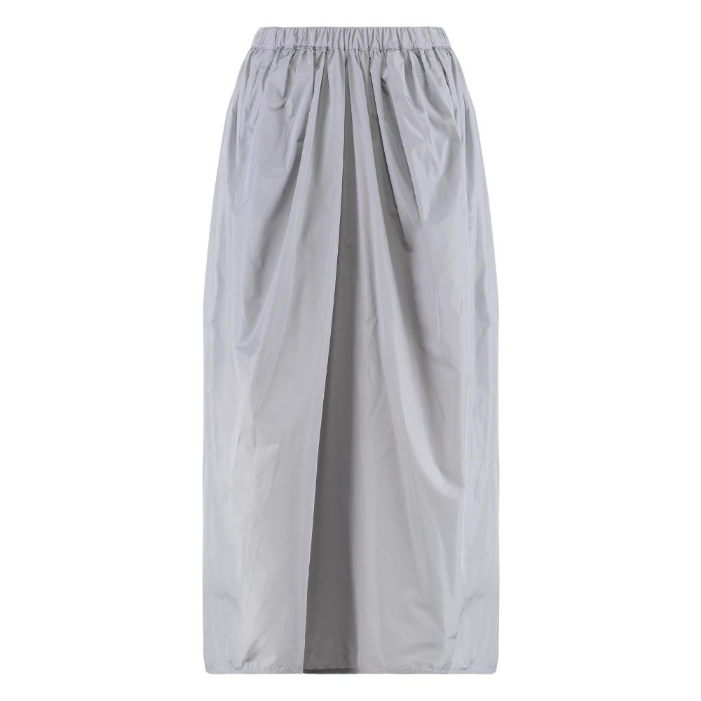 Fabiana Filippi Zijden blend elastische taille broek Gray Dames