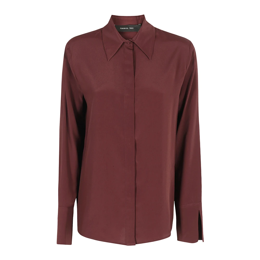 Federica Tosi Carrie Over Shirt Red Dames