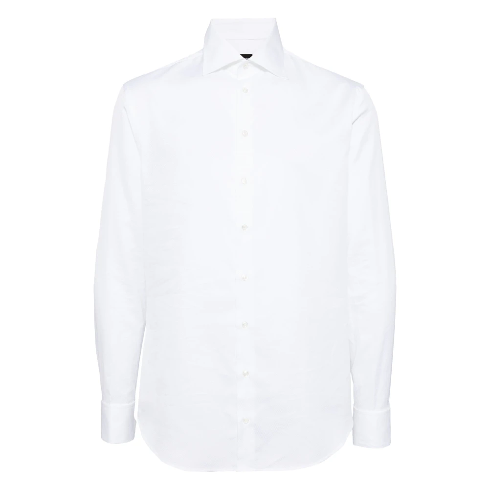 Giorgio Armani Stijlvolle Shirt voor Mannen White Heren