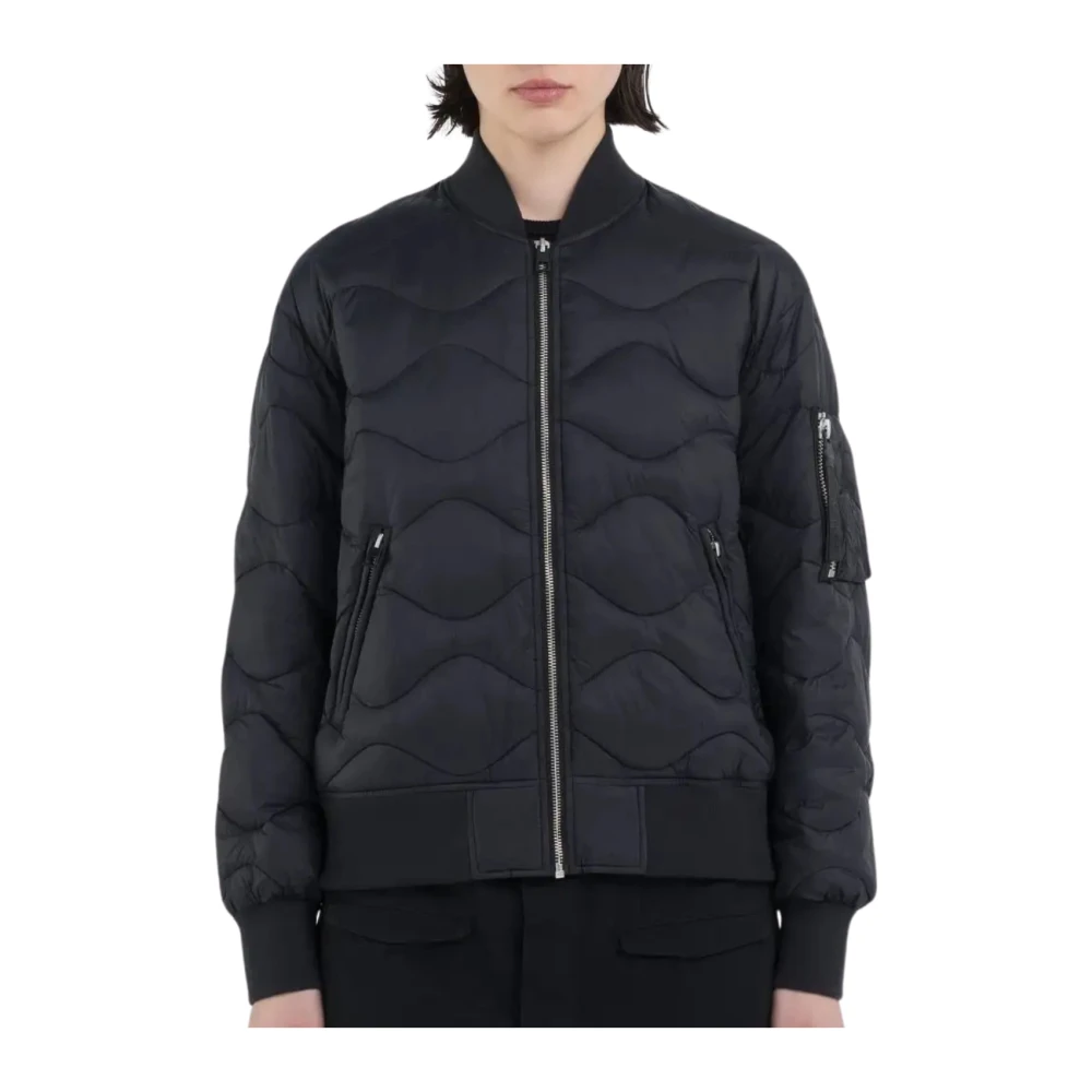 Replay Black Jacket w7839.000.85048 Black Dames