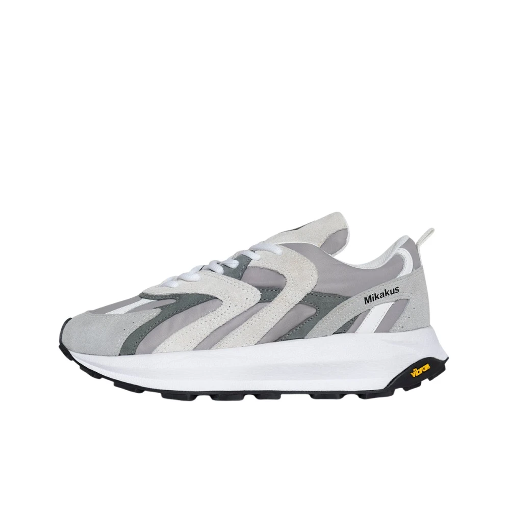 Mikakus Barcelona Retro Cement Sneakers unisex Schoenen Grijs