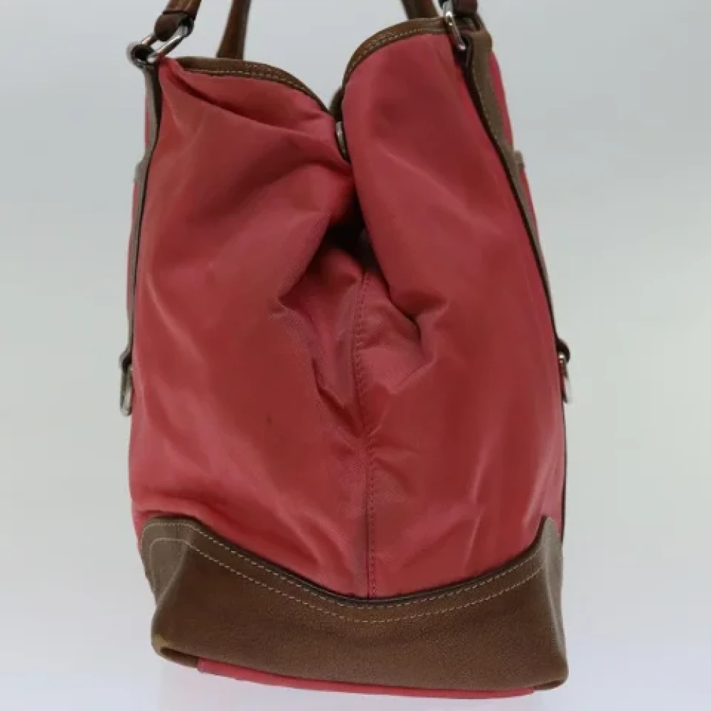 Prada Vintage Pre-owned Nylon totes Pink Dames