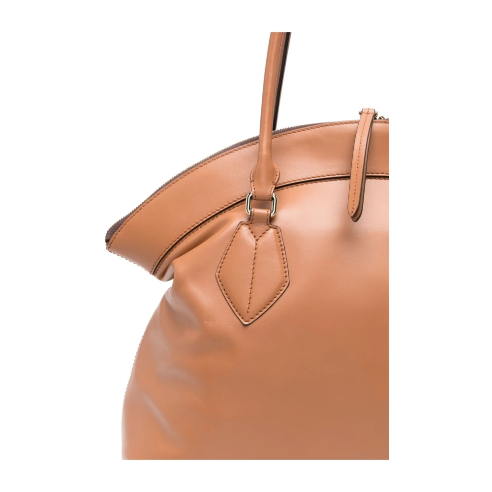 Furla Bruine Tweewegrits Handtas Brown Dames