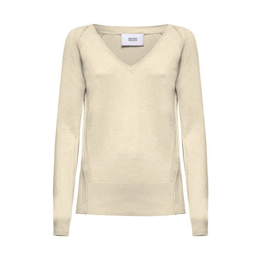 Silvian Heach Donna Beige Maglie, 2XS, New,