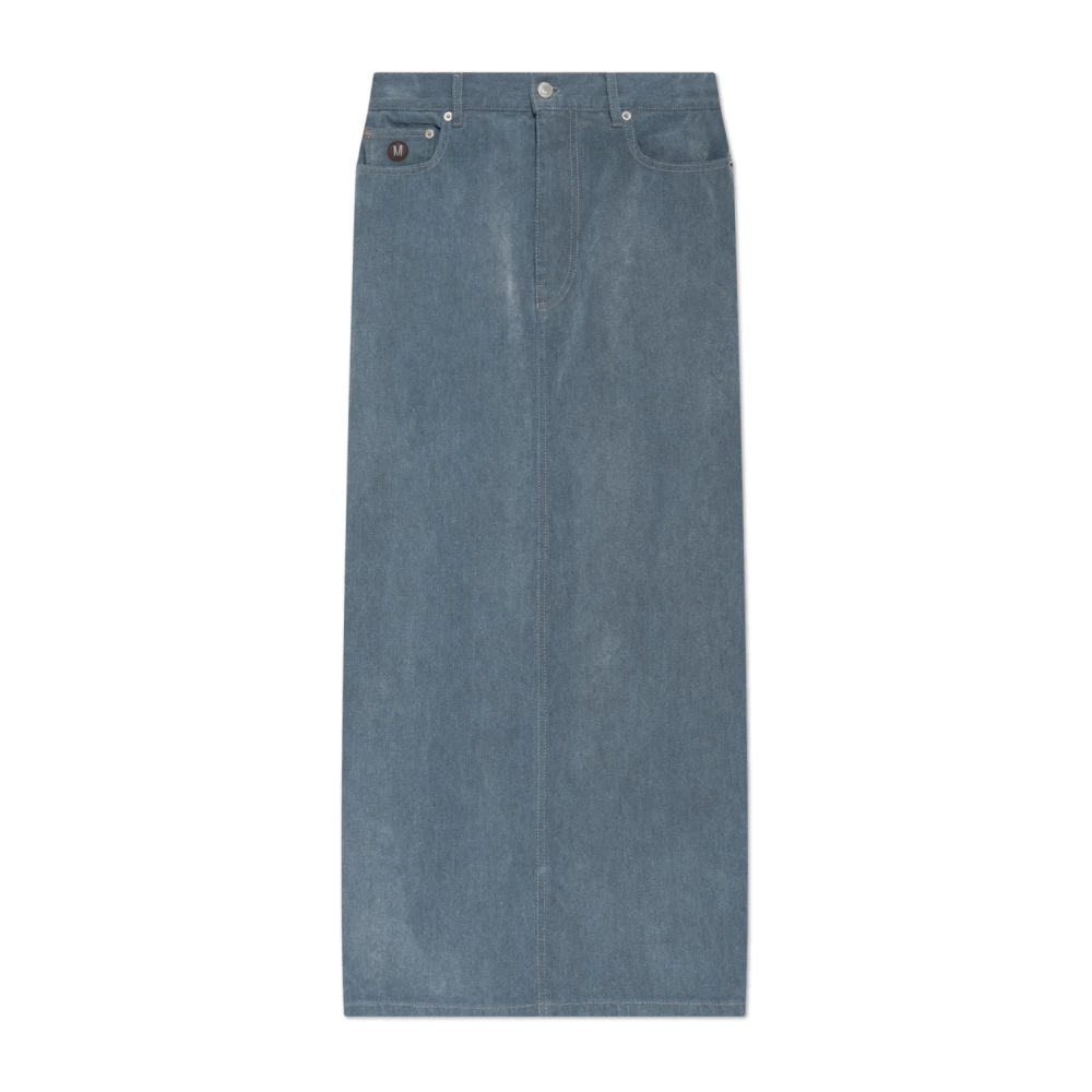 Moschino Femme Bleu Jupes, Taille: 36 Fr Jupe En Jean