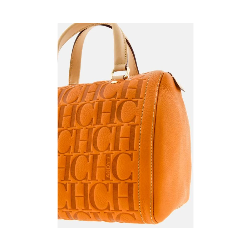 Carolina Herrera Andy 7 Oranje Bowlingtas Orange Dames