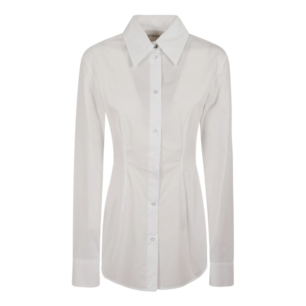 Max Mara Women's White Shirts, 2XS, Casacca Piacere