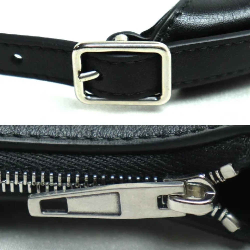 Balenciaga Vintage Pre-owned Leather crossbody-bags Black Dames