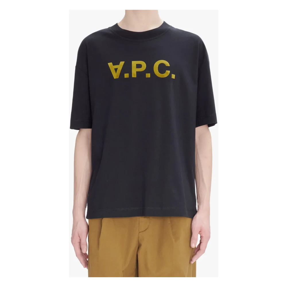 A.p.c. Velvet VPC Zwarte T-shirts en Polos Black Dames