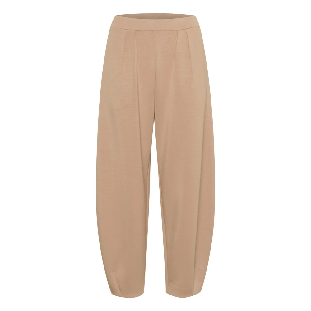 InWear Wijde Pijp Broek Tannin Beige Dames