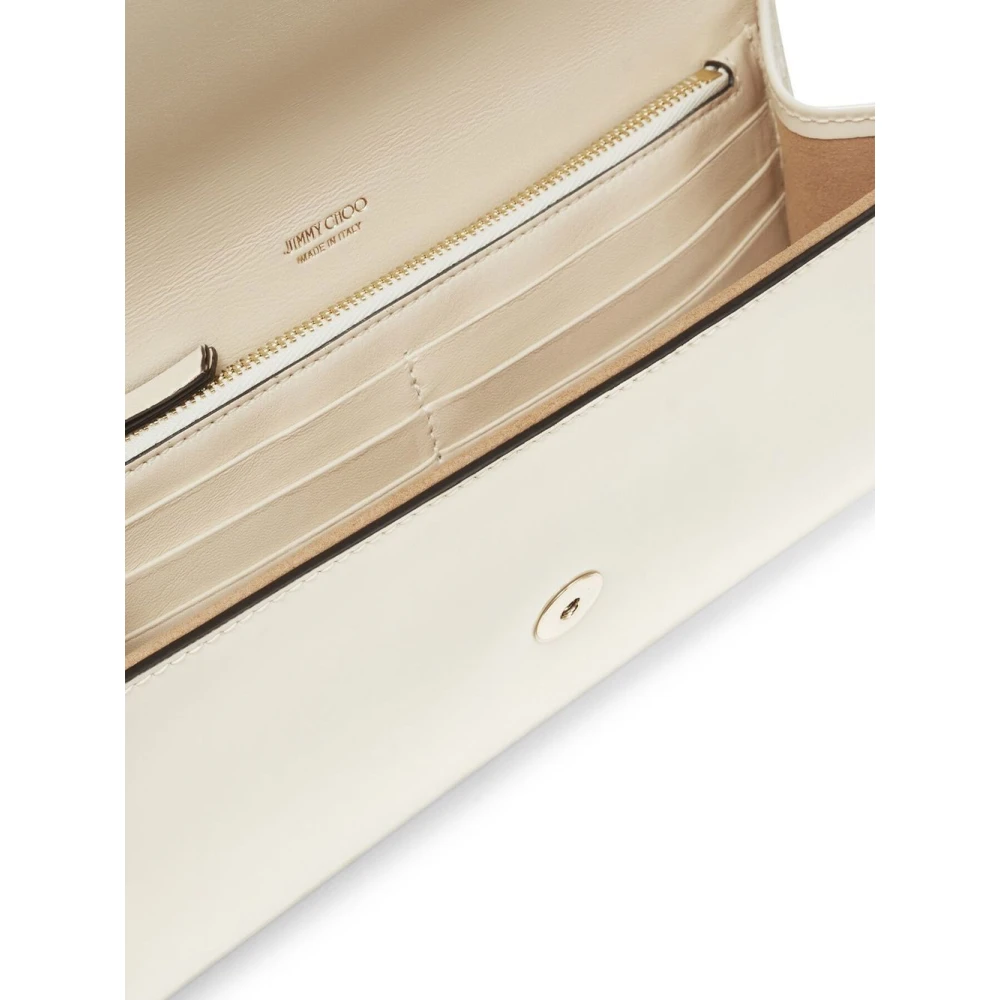 Jimmy Choo Witte Clutches voor Vrouwen Aw24 White Dames