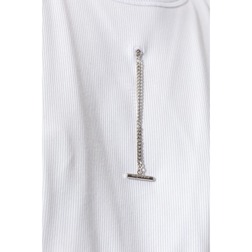 alexander mcqueen Ronde hals top White Dames