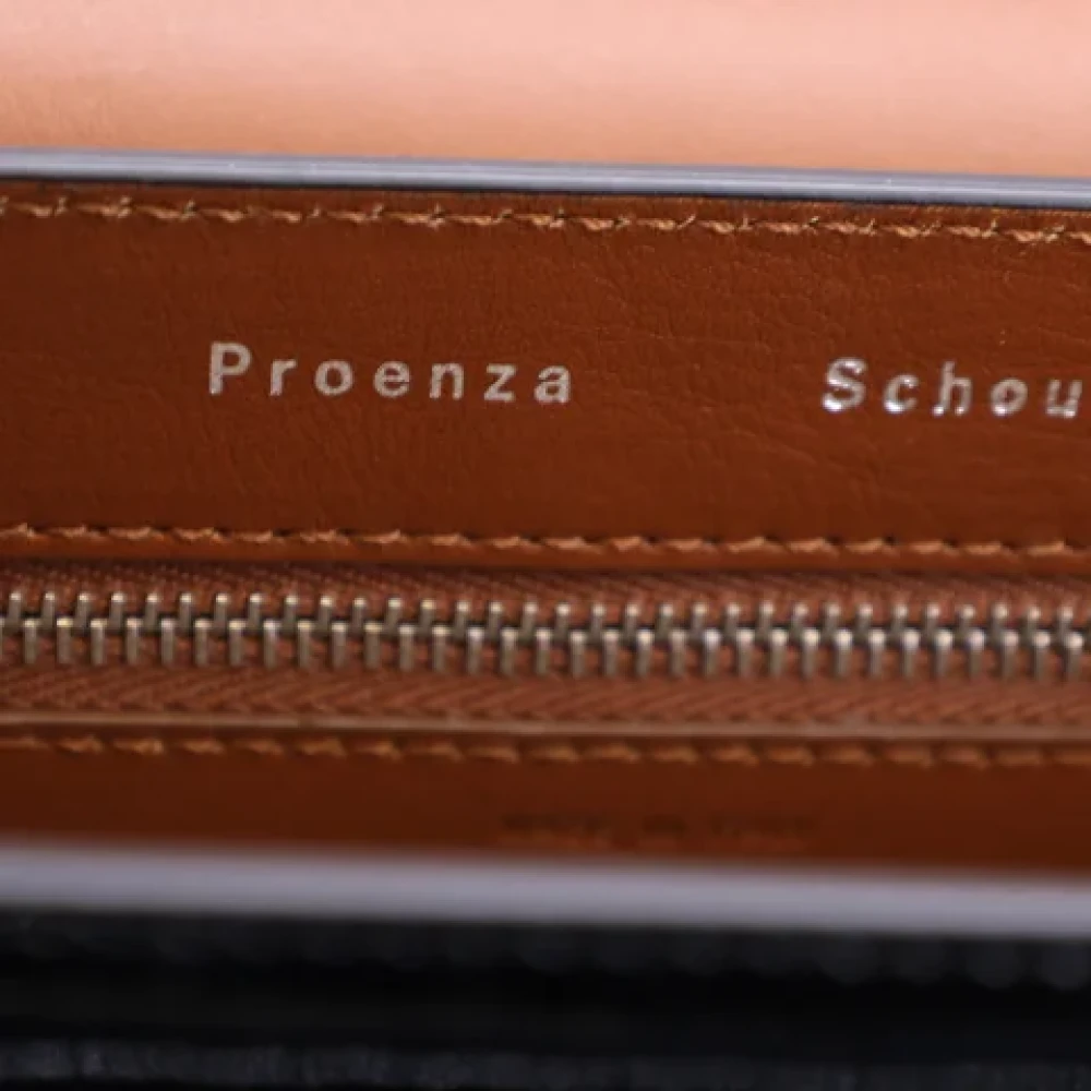 Proenza Schouler Pre-owned Leather shoulder-bags Black Dames