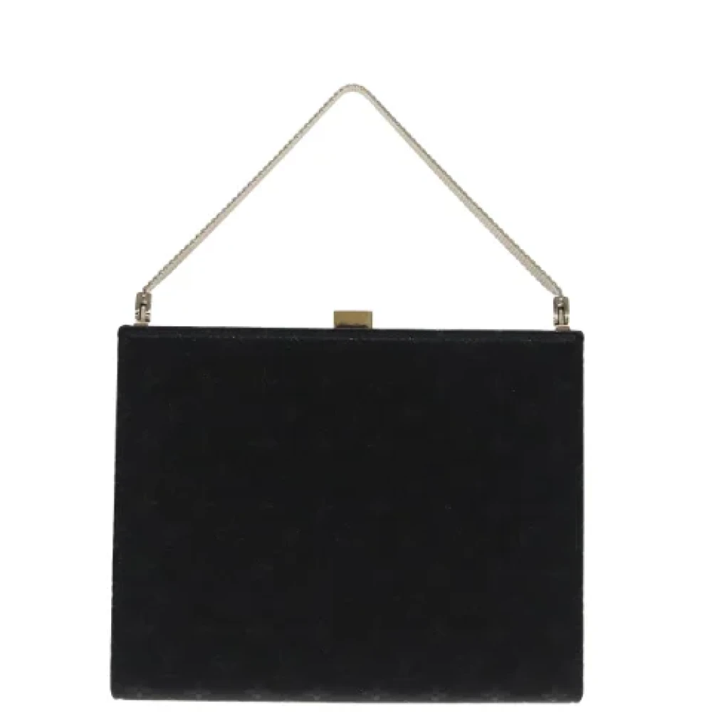 Louis Vuitton Vintage Pre-owned Silk louis-vuitton-bags Black Dames