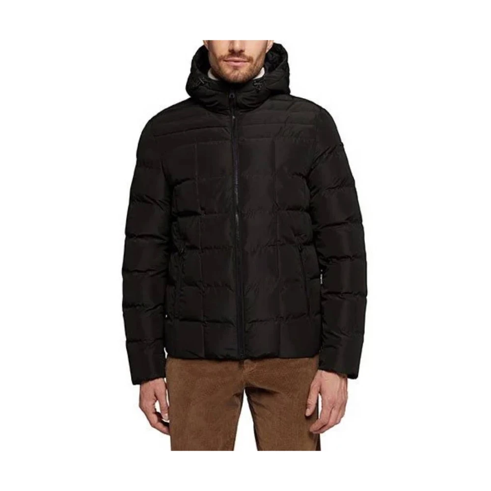 Geox Warme Winterjassen voor Mannen & Vrouwen Black Heren